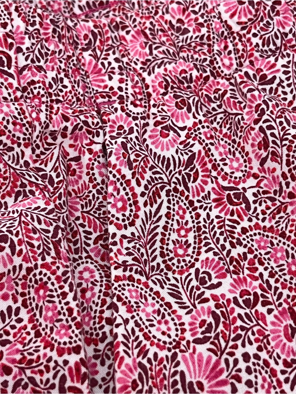 J. Jill Pink Paisley Cropped Pants Size Small - Picture 7 of 8